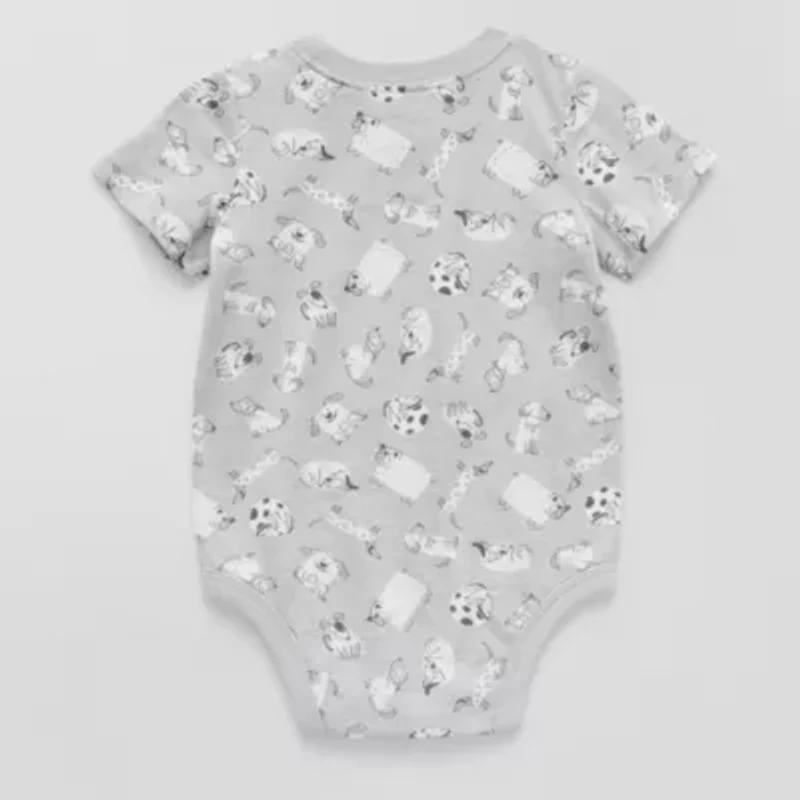 Okie Dokie Baby Boys Crew Neck Short Sleeve Bodysuit