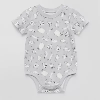 Okie Dokie Baby Boys Crew Neck Short Sleeve Bodysuit