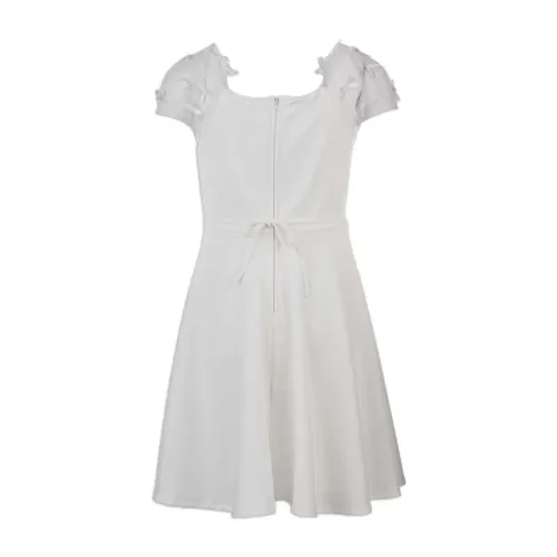 Speechless Big Kid Girls Short Sleeve A-Line Dress