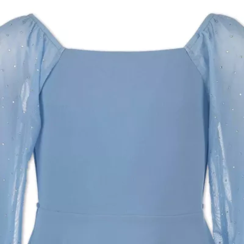 Speechless Big Kid Girls Long Sleeve Skater Dress