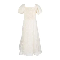 Speechless Big Kid Girls Short Sleeve Maxi Dress