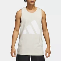 adidas Mens Crew Neck Sleeveless Active Tank Top