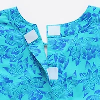 St. John's Bay Womens Easy-on + Easy-off Hidden Access Opening Split Tie Neck Sleeveless Plus Blouse