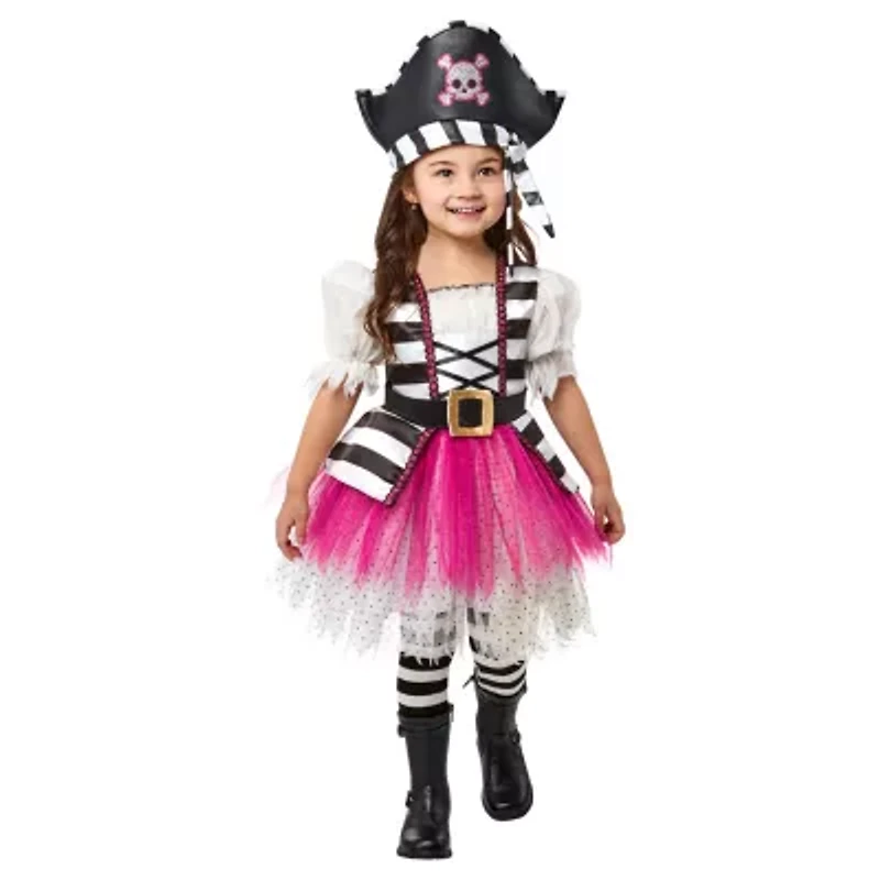 Little & Big Kid Girls Little Pirate Kids 2-pc. Costume