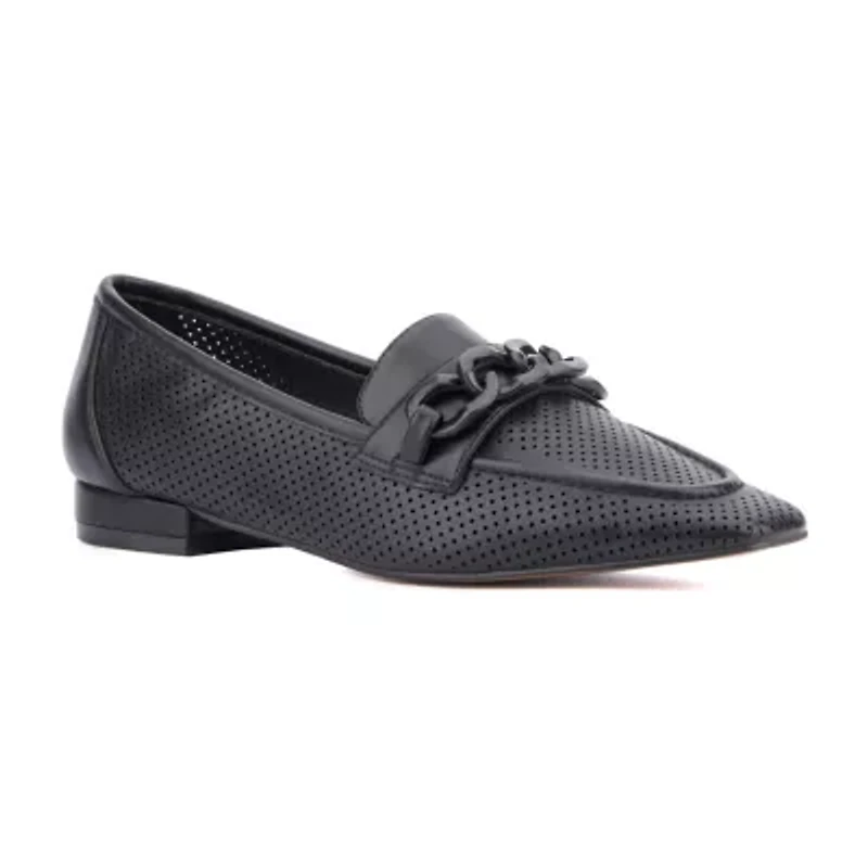 Torgeis Kalina Womens Square Closed Toe Loafers