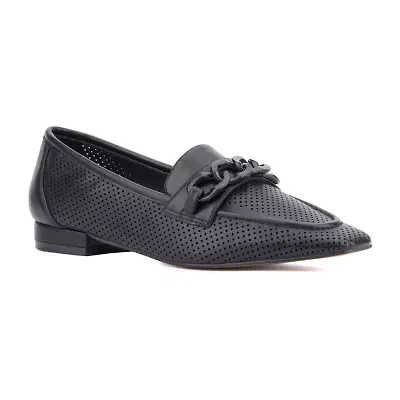 Torgeis Kalina Womens Square Closed Toe Loafers