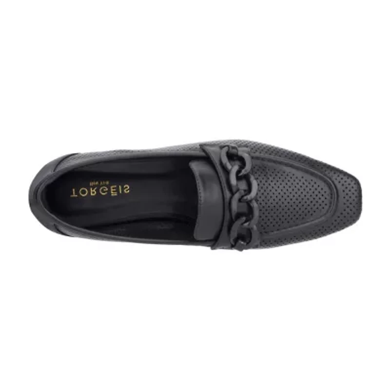 Torgeis Kalina Womens Square Closed Toe Loafers