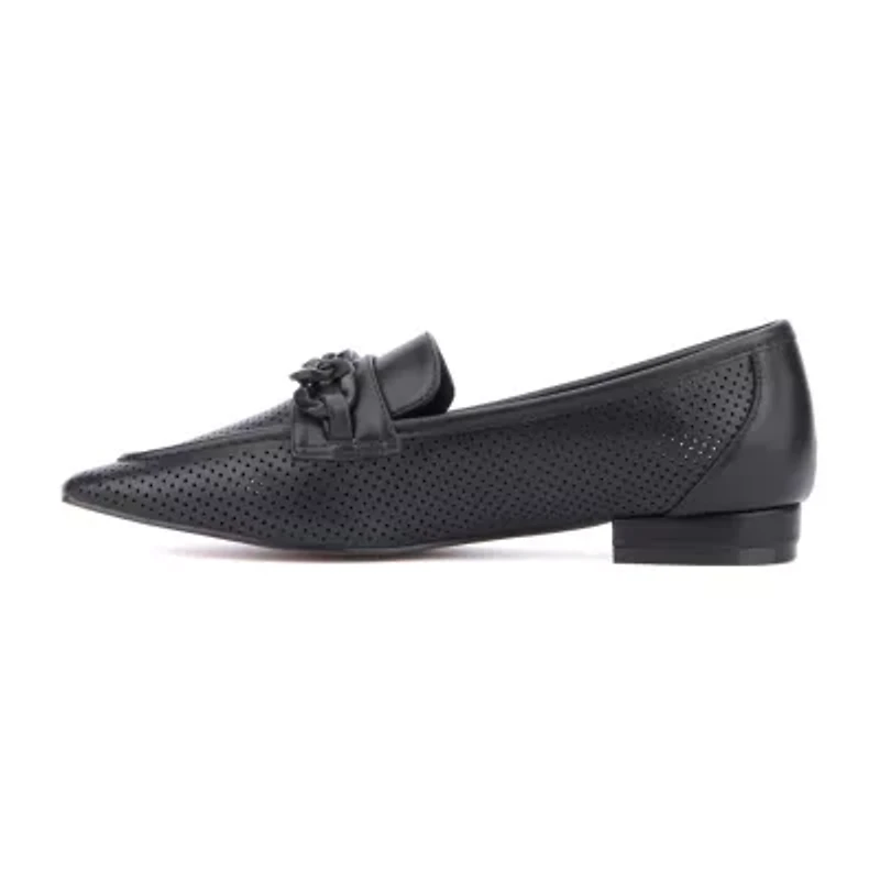 Torgeis Kalina Womens Square Closed Toe Loafers