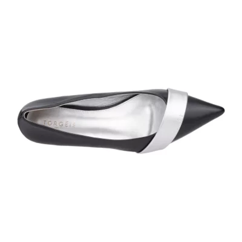 Torgeis Harriet Womens Pointed Closed Toe Ballet Flats