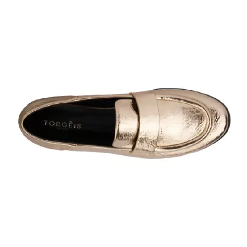 Torgeis Carleigh Womens Moc Closed Toe Loafers