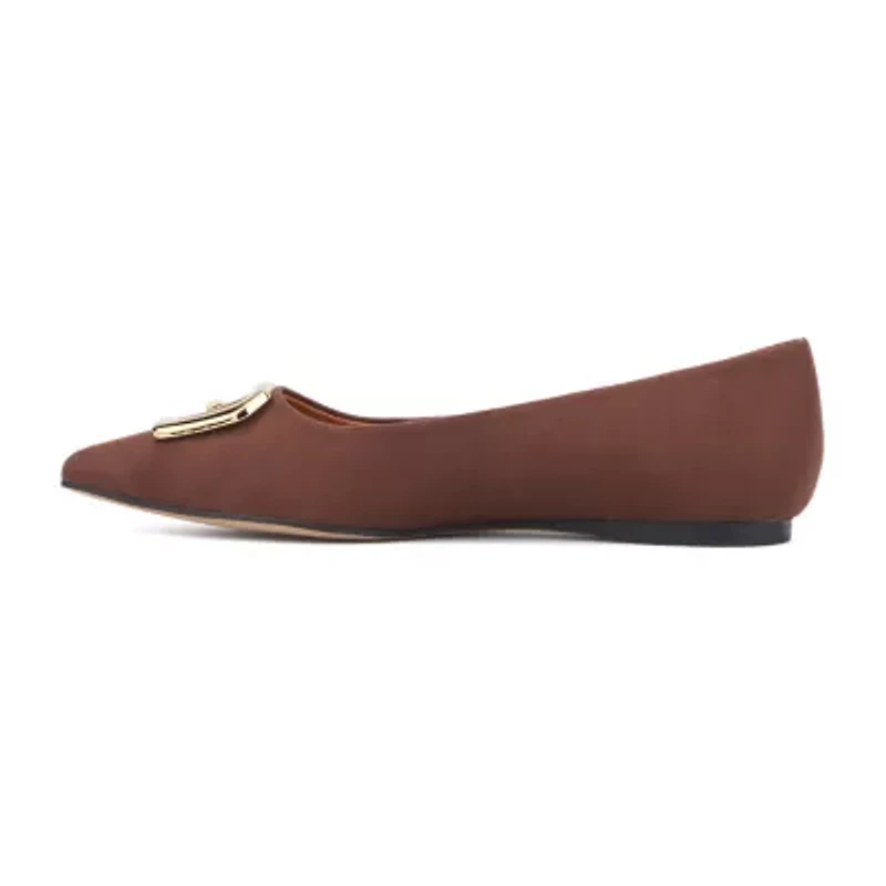 Torgeis Hartwell Womens Pointed Closed Toe Ballet Flats