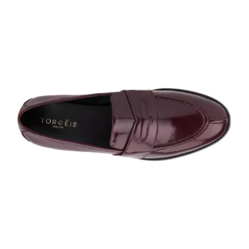 Torgeis Sabina Womens Pointed Closed Toe Loafers