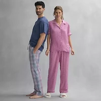 Stafford Super Soft Mens Crew Neck Short Sleeve Pajama Top