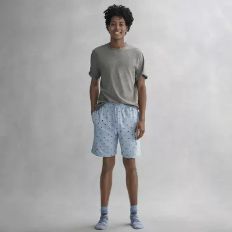 Stafford Super Soft Mens Crew Neck Short Sleeve Pajama Top