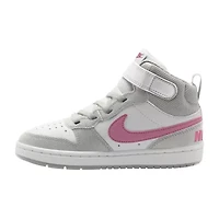 Nike Court Borough Mid Little Kid Girls Sneakers