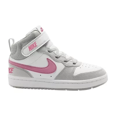 Nike Court Borough Mid Little Kid Girls Sneakers