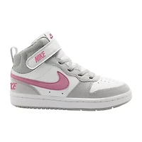 Nike Court Borough Mid Little Kid Girls Sneakers