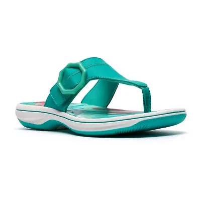 Clarks Cloudsteppers Womens Breeze Cove Flip-Flops