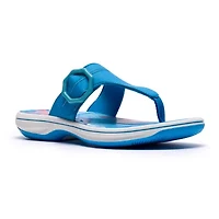 Clarks Cloudsteppers Womens Breeze Cove Flip-Flops