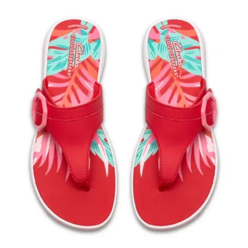 Clarks Cloudsteppers Womens Breeze Cove Flip-Flops