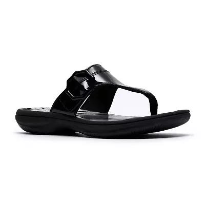 Clarks Cloudsteppers Womens Breeze Cove Flip-Flops