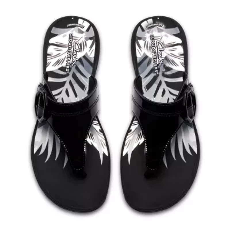 Clarks Cloudsteppers Womens Breeze Cove Flip-Flops