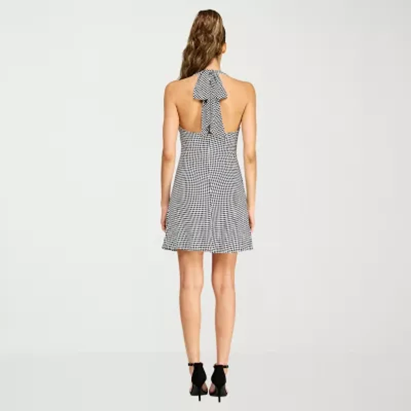 B. Smart Womens Juniors Halter Neck Babydoll Dress