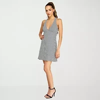 B. Smart Womens Juniors Halter Neck Babydoll Dress
