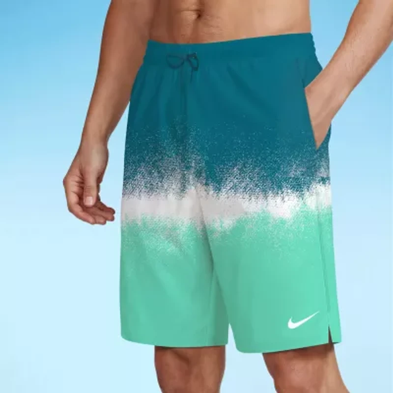 Nike Mens Drawstring Waist Swim Trunks