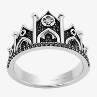 Harry Potter (F/Si2) Womens Lab Grown Diamond Accent Genuine Spinel Sterling Silver Cocktail Ring