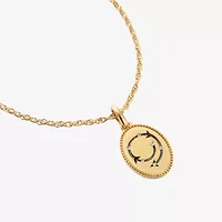 Harry Potter (F / Si2) Womens Diamond Accent Lab Grown White Diamond Accent 14K Gold Over Silver Oval 16 Inch Pendant Necklace