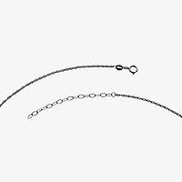 Harry Potter (F / Si2) Womens Diamond Accent Genuine Black Onyx Sterling Silver 16 Inch Pendant Necklace