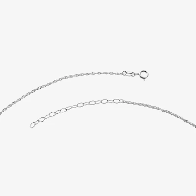 Harry Potter (F/Si2) Womens 1/6 CT. T.W. Lab Grown White Diamond Sterling Silver 16 Inch Pendant Necklace