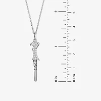 Harry Potter (F/Si2) Womens 1/6 CT. T.W. Lab Grown White Diamond Sterling Silver 16 Inch Pendant Necklace