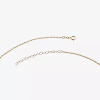 Harry Potter (F / Si2) Womens Diamond Accent Lab Grown White Diamond 14K Gold Over Silver Oval 16 Inch Pendant Necklace