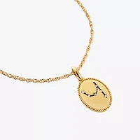 Harry Potter (F / Si2) Womens Diamond Accent Lab Grown White Diamond 14K Gold Over Silver Oval 16 Inch Pendant Necklace