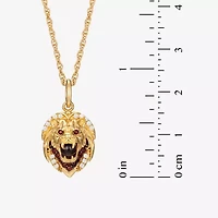 Harry Potter (F / Si2) Womens 1/10 CT. T.W. Genuine Red Garnet 14K Gold Over Silver 16 Inch Pendant Necklace