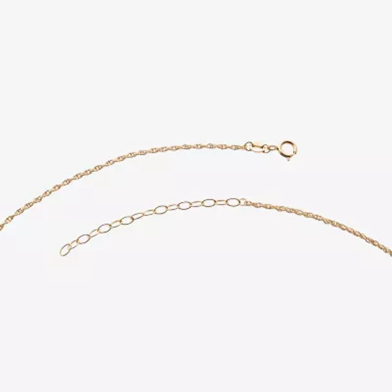 Harry Potter (F / Si2) Womens 1/10 CT. T.W. Genuine Yellow Citrine 14K Gold Over Silver 16 Inch Pendant Necklace