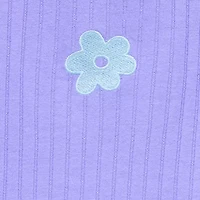 Okie Dokie Toddler & Little Girls Round Neck Short Sleeve Peplum Top