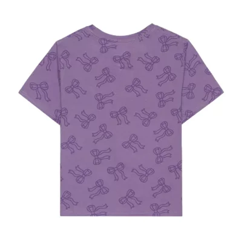 Little & Big Kid Girls Crew Neck Short Sleeve Regular Fit Hello Kitty Graphic T-Shirt