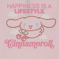 Little & Big Kid Girls Crew Neck Short Sleeve Regular Fit Cinnamoroll Graphic T-Shirt