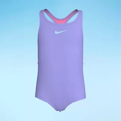 Nike Little & Big Kid Girls Long Sleeve One Piece Swimsuit