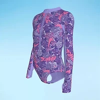 Nike Little & Big Kid Girls Floral One Piece Swimsuit