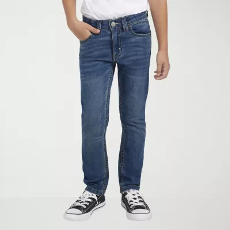 Levi's® Little Boys Adjustable Waist 510™ Skinny Fit Denim Jean