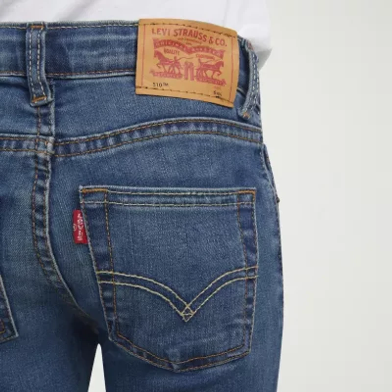 Levi's® Little Boys Adjustable Waist 510™ Skinny Fit Denim Jean