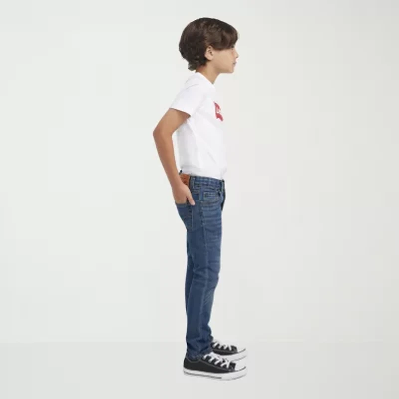 Levi's® Little Boys Adjustable Waist 510™ Skinny Fit Denim Jean