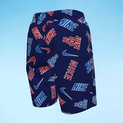 Nike Big Kid Boys Logo Swim Trunks