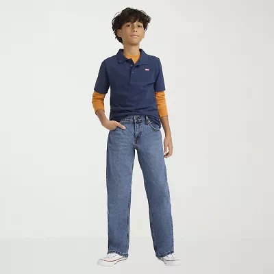 Levi's® Big Kid Boys Adjustable Waist 578™ Baggy Fit Straight Leg Jean