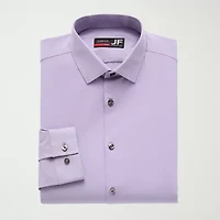 J. Ferrar 360 Stretch Performance Mens Slim Fit Fabric Long Sleeve Dress Shirt