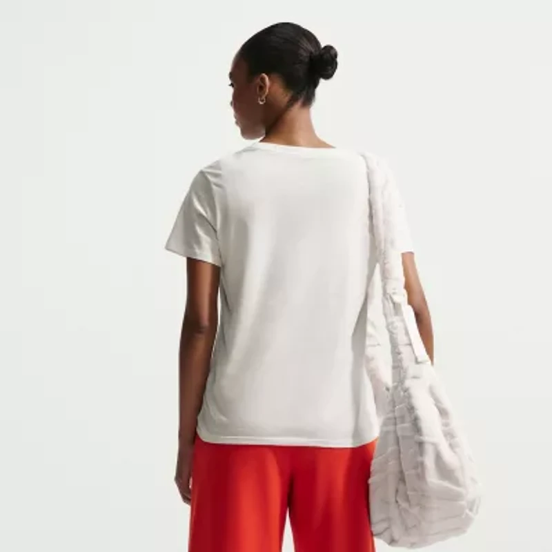 Nike Womens Crew Neck Short Sleeve Active T-Shirt